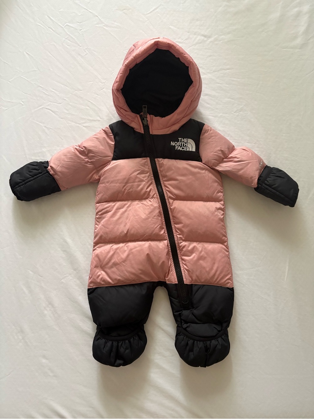 THE NORTH FACE-Pink and Black Insulated Infant Bunting